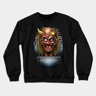 Horror toilet Monster #51 Crewneck Sweatshirt